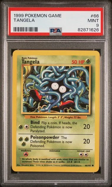 1999 Pokemon Game Tangela #66 card image