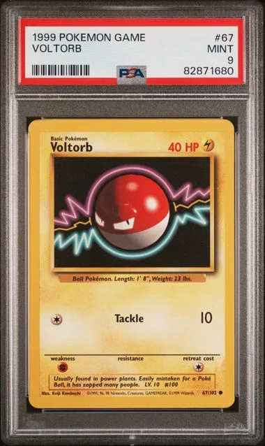 1999 Pokemon Game Voltorb #67 card image