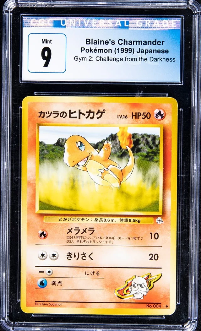 1999 Pokemon Gym 2: Challenge From The Darkness Blaine's Charmander #4 card image