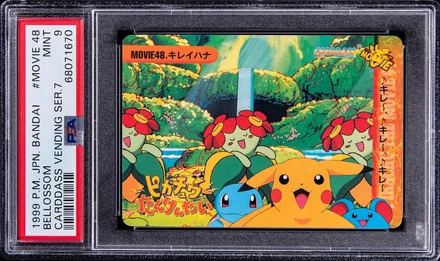 1999 Pokemon Japanese Bandai Carddass Vending Series 7 48 Bellossom #Movie card image