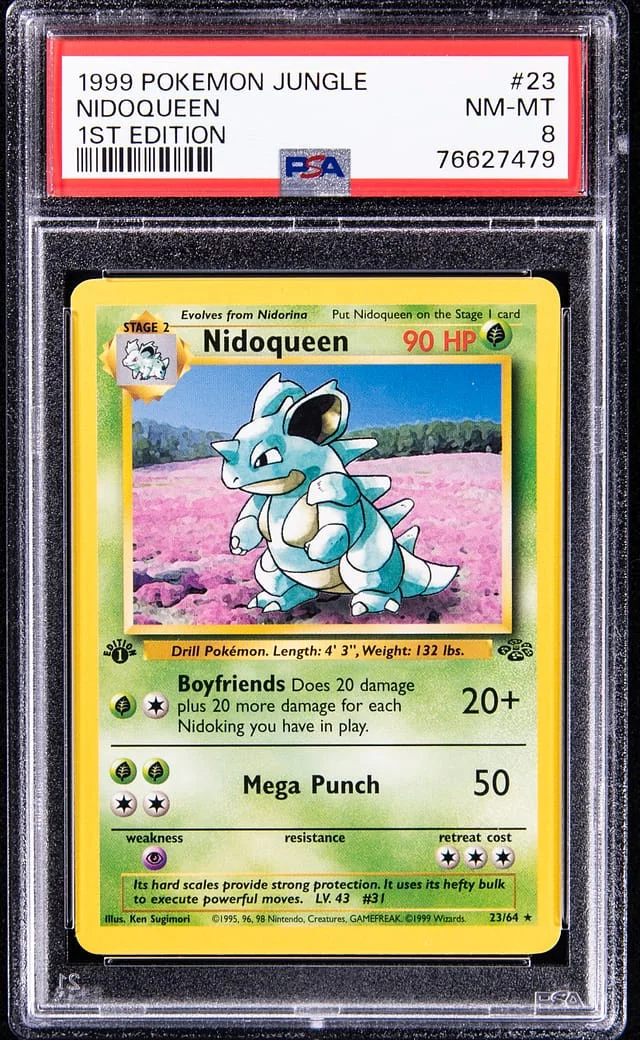 1999 Pokemon Jungle 1st Edition Nidoqueen #23 card image