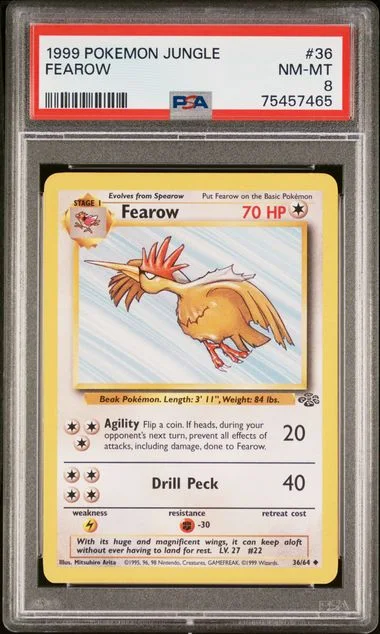 1999 Pokemon Jungle Fearow #36 card image