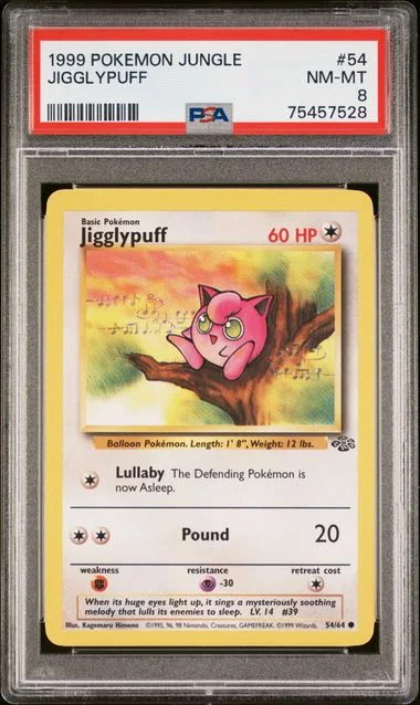 1999 Pokemon Jungle Jigglypuff #54 card image