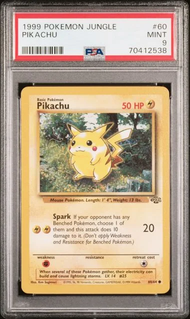 1999 Pokemon Jungle Pikachu #60 card image
