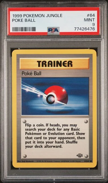 1999 Pokemon Jungle Poke Ball #64 card image