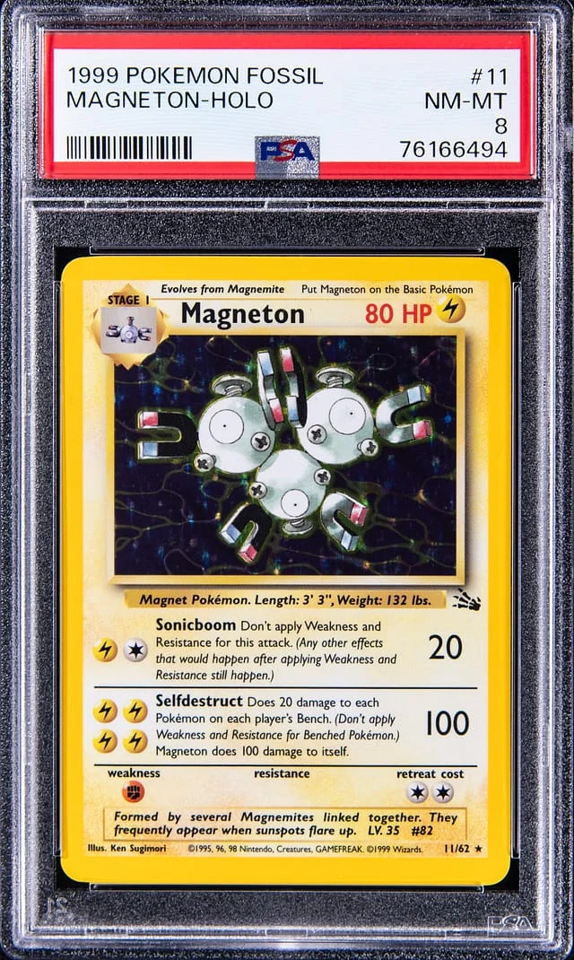 1999 Pokemon Jungle Rare Holofoil Magneton #11 card image