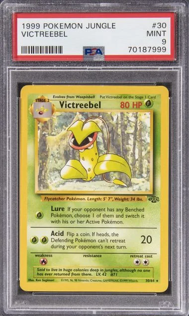 1999 Pokemon Jungle Victreebel #30 card image