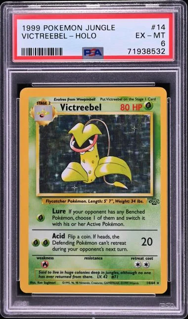 1999 Pokemon Jungle Victreebel-Holo #14 card image