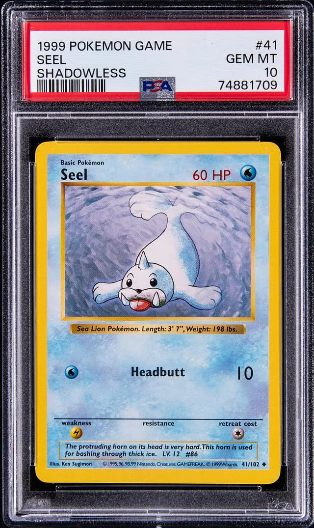 1999 Pokemon Shadowless Sell #41 card image