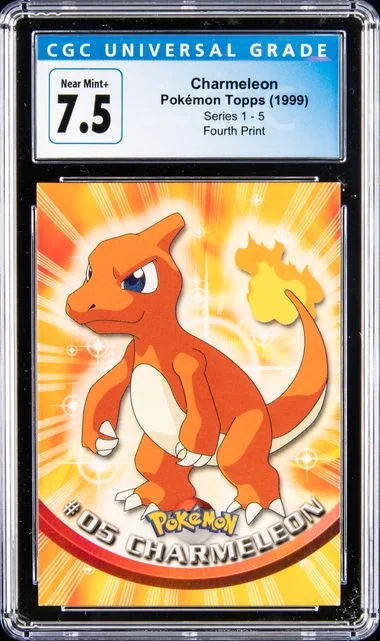 1999 Pokemon Topps Fourth Print Charmeleon #05 card image