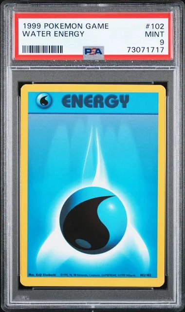 1999 Pokemon Water Energy #102 card image