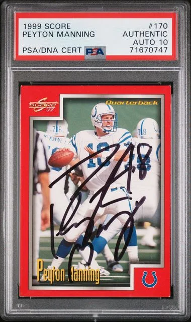 1999 Score Peyton Manning #170 card image