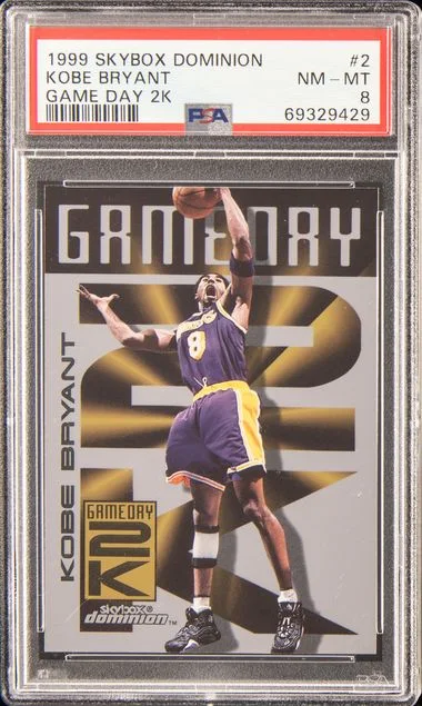 1999 SkyBox Dominion 2 Kobe Bryant Game Day #2K card image