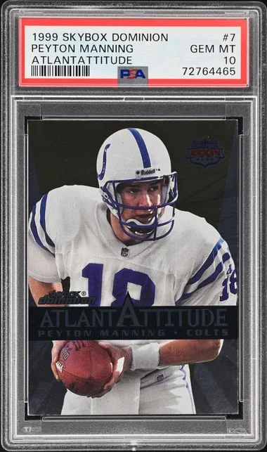 1999 SkyBox Dominion Peyton Manning AtlantAttitude #7 card image