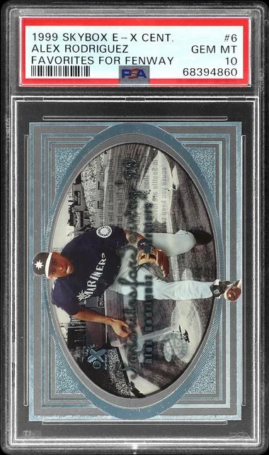 1999 SkyBox E-X Alex Rodriguez Century Favorites For Fenway #6 card image