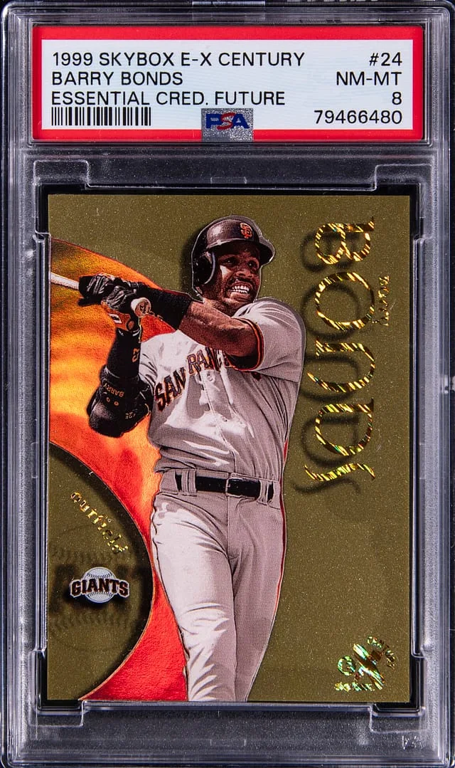1999 SkyBox E-X Barry Bonds Century Essential Credentials Future #24 card image