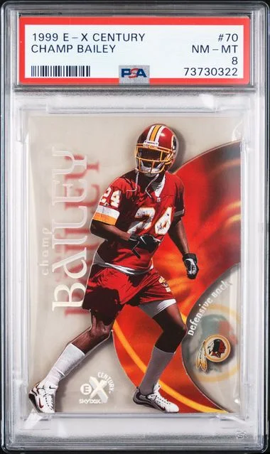 1999 SkyBox E-X Champ Bailey Century #70 card image