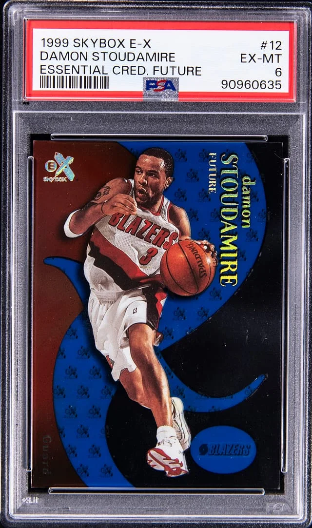 1999 SkyBox E-X Damon Stoudamire Essential Credentials Future #12 card image