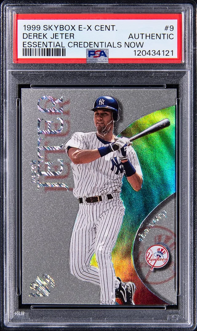 1999 SkyBox E-X Derek Jeter Century Essential Credentials Now #9 card image