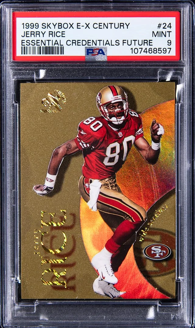 1999 SkyBox E-X Jerry Rice Century Essential Credentials Future #24 card image