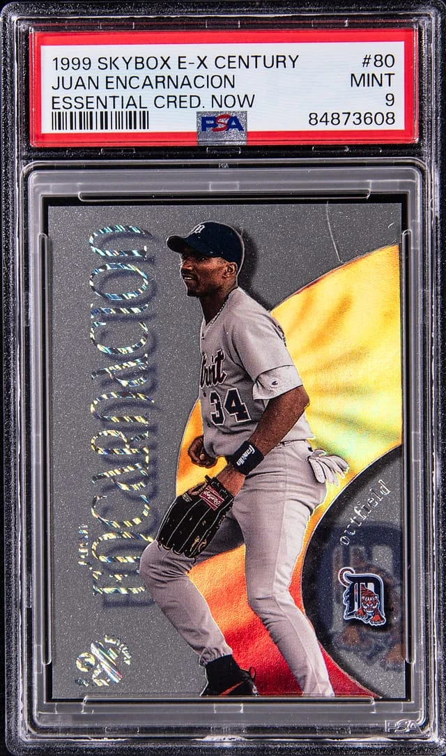 1999 SkyBox E-X Juan Encarnacion Century Essential Credentials Now #80 card image