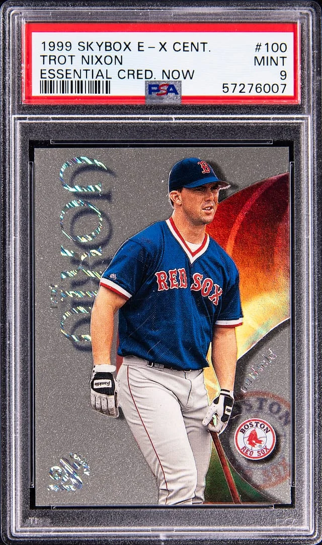 1999 SkyBox E-X Trot Nixon Century Essential Credentials Now #100 card image