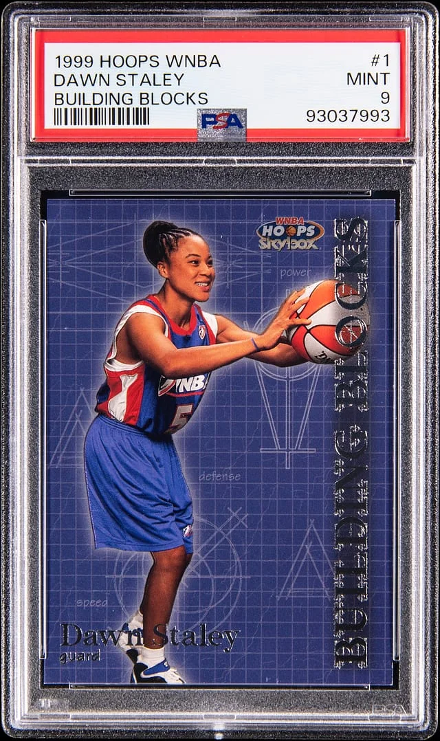 1999 SkyBox Hoops Dawn Staley WNBA Building Blocks #BB1 card image