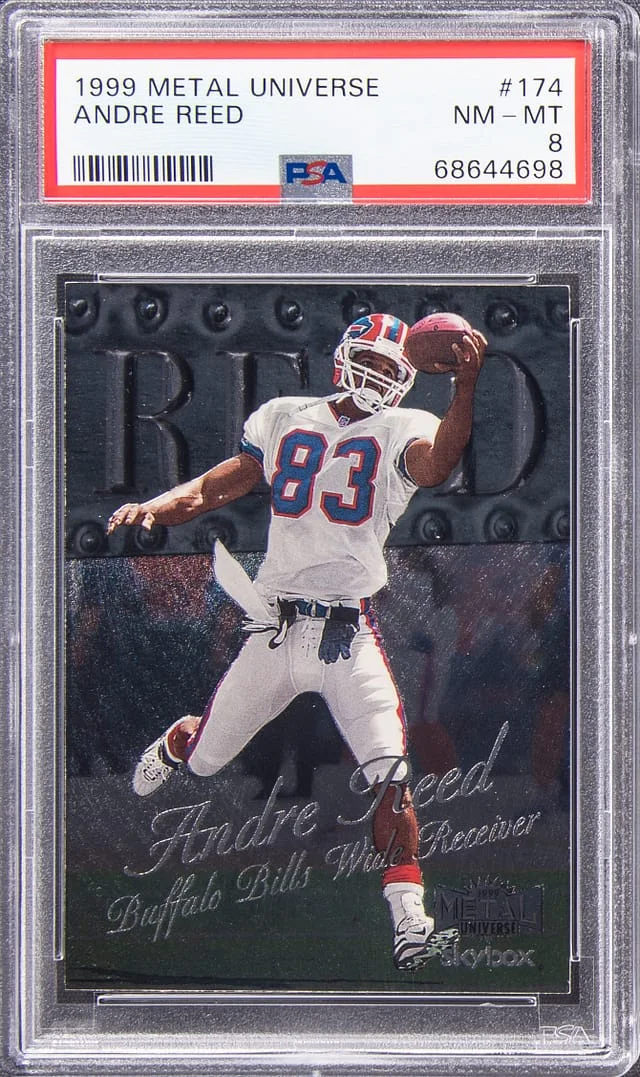 1999 SkyBox Metal Universe Andre Reed #174 card image