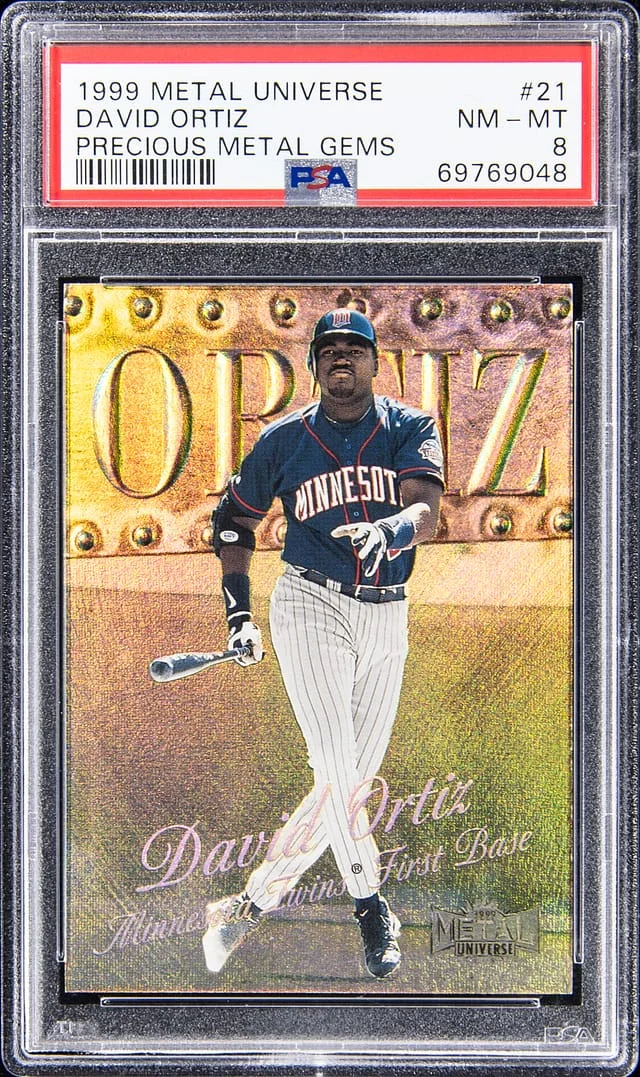 1999 SkyBox Metal Universe David Ortiz Precious Metal Gems (PMG) #21 card image