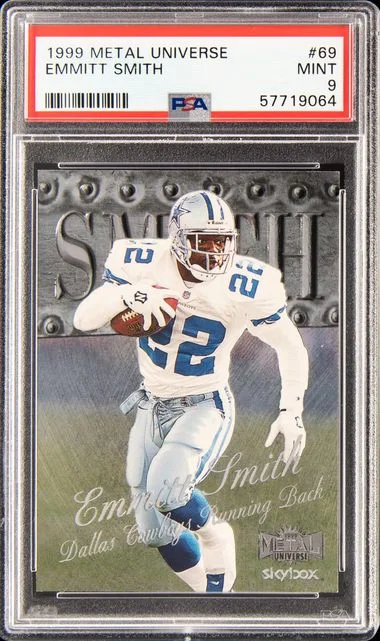 1999 SkyBox Metal Universe Emmitt Smith #69 card image