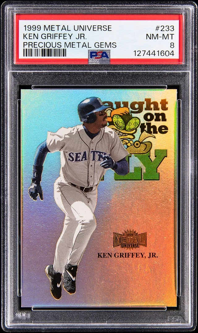 1999 SkyBox Metal Universe Ken Griffey Jr. Precious Metal Gems (PMG) #233 card image
