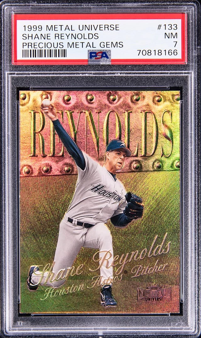 1999 SkyBox Metal Universe Shane Reynolds Precious Metal Gems (PMG) #133 card image