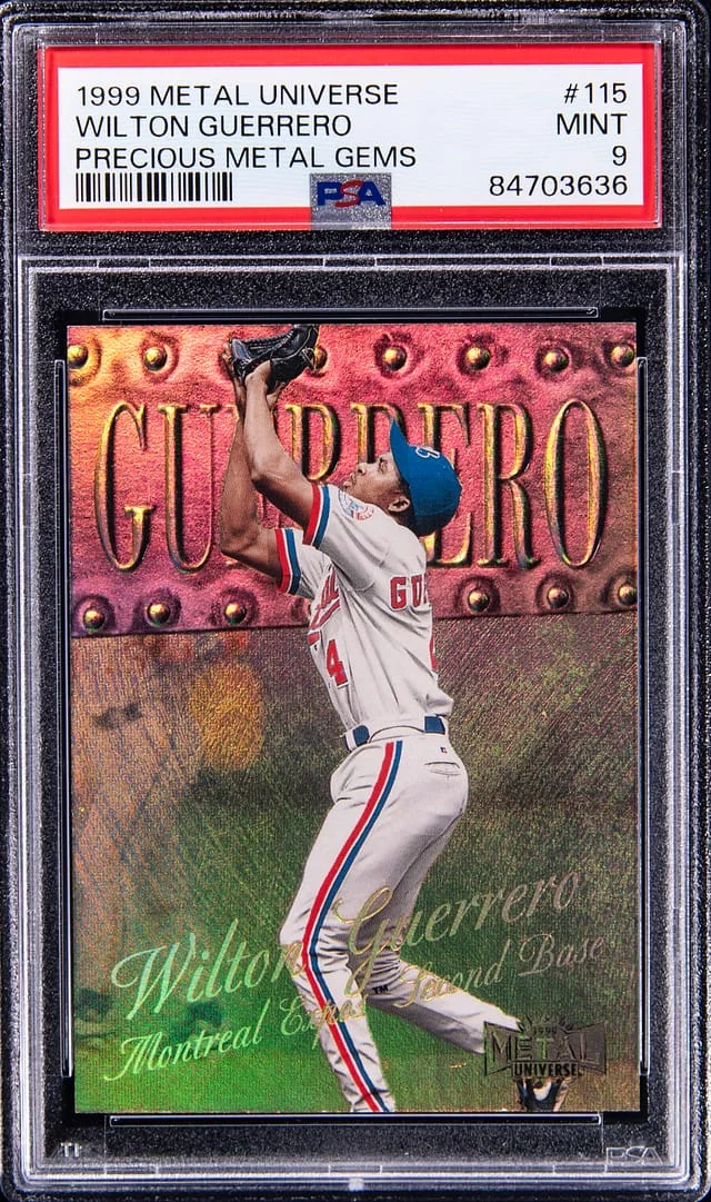 1999 SkyBox Metal Universe Wilton Guerrero Precious Metal Gems (PMG) #115 card image