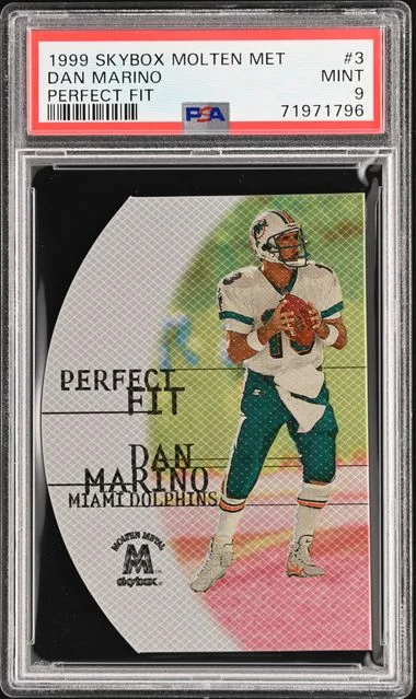 1999 SkyBox Molten Metal Dan Marino Perfect Fit #3 card image