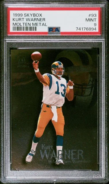1999 SkyBox Molten Metal Kurt Warner #93 card image