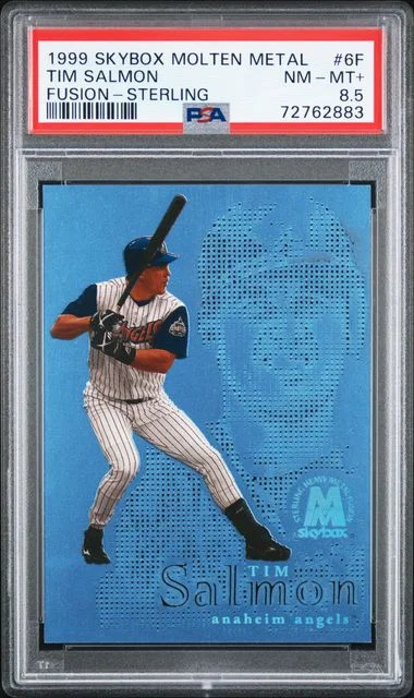 1999 SkyBox Molten Metal Tim Salmon Fusion Sterling #6F card image