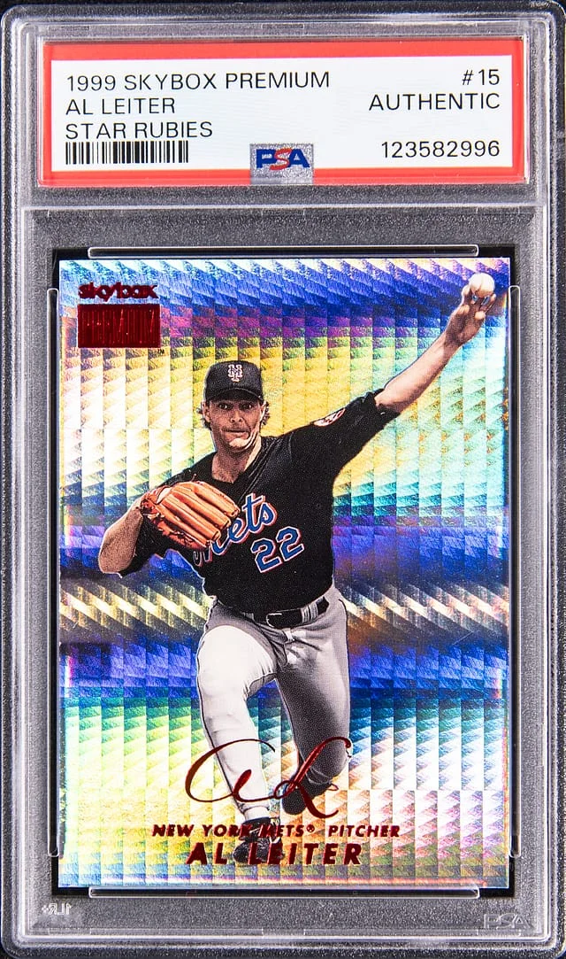 1999 SkyBox Premium Al Leiter Star Rubies #15 card image