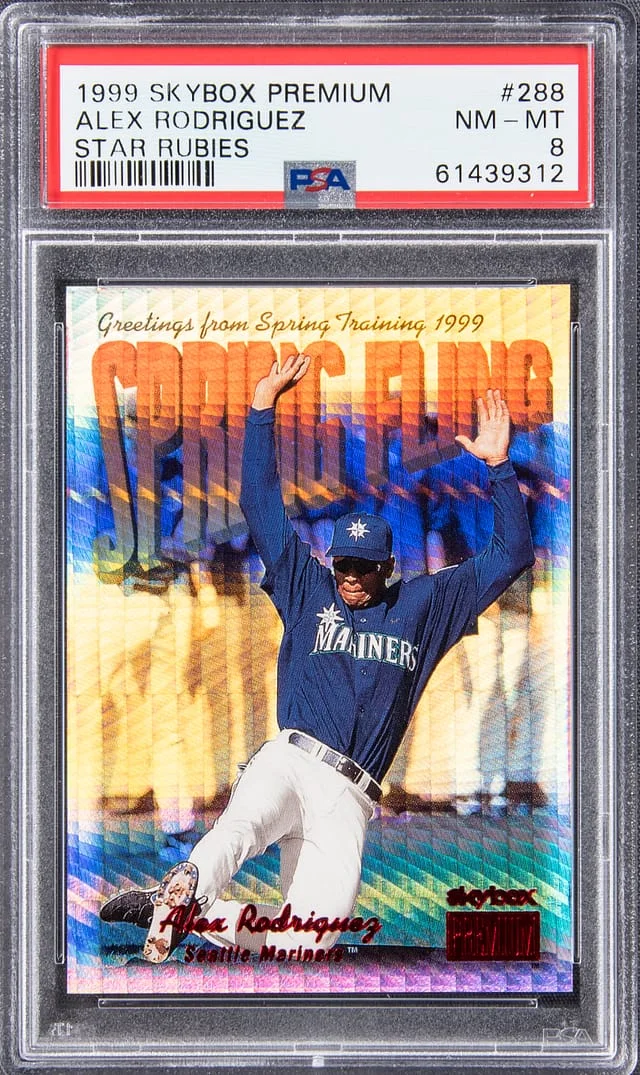 1999 SkyBox Premium Alex Rodriguez Star Rubies #288 card image