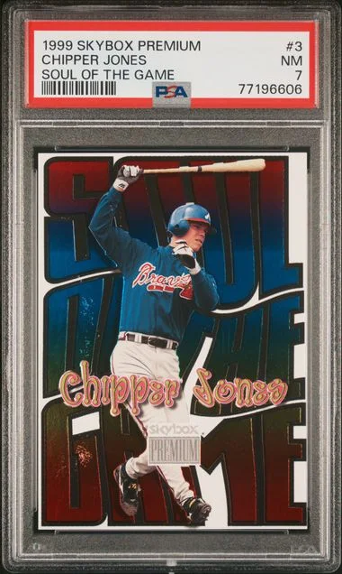 1999 SkyBox Premium Chipper Jones Soul Of The Game #3 card image