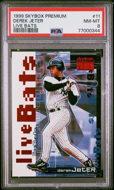 1999 SkyBox Premium Derek Jeter Live Bats #11 card image
