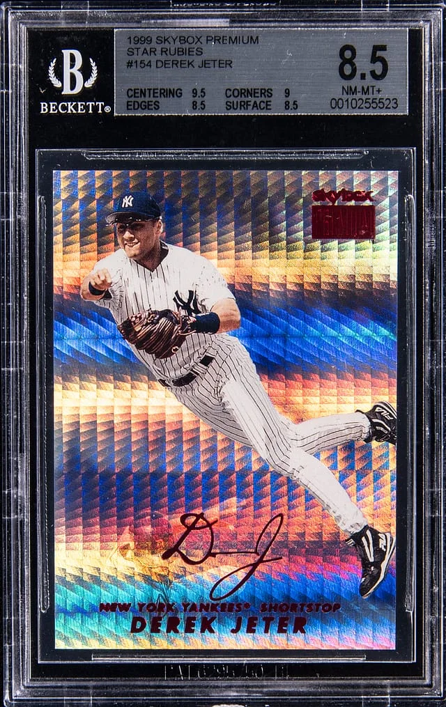 1999 SkyBox Premium Derek Jeter Star Rubies #154 card image