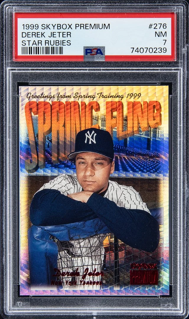 1999 SkyBox Premium Derek Jeter Star Rubies #276 card image