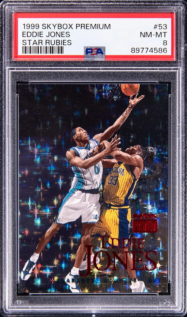 1999 SkyBox Premium Eddie Jones Star Rubies #53 card image