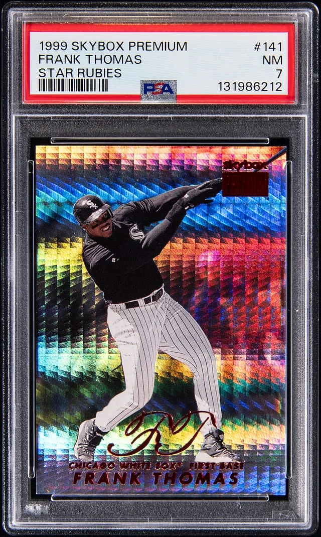 1999 SkyBox Premium Frank Thomas Star Rubies #141 card image