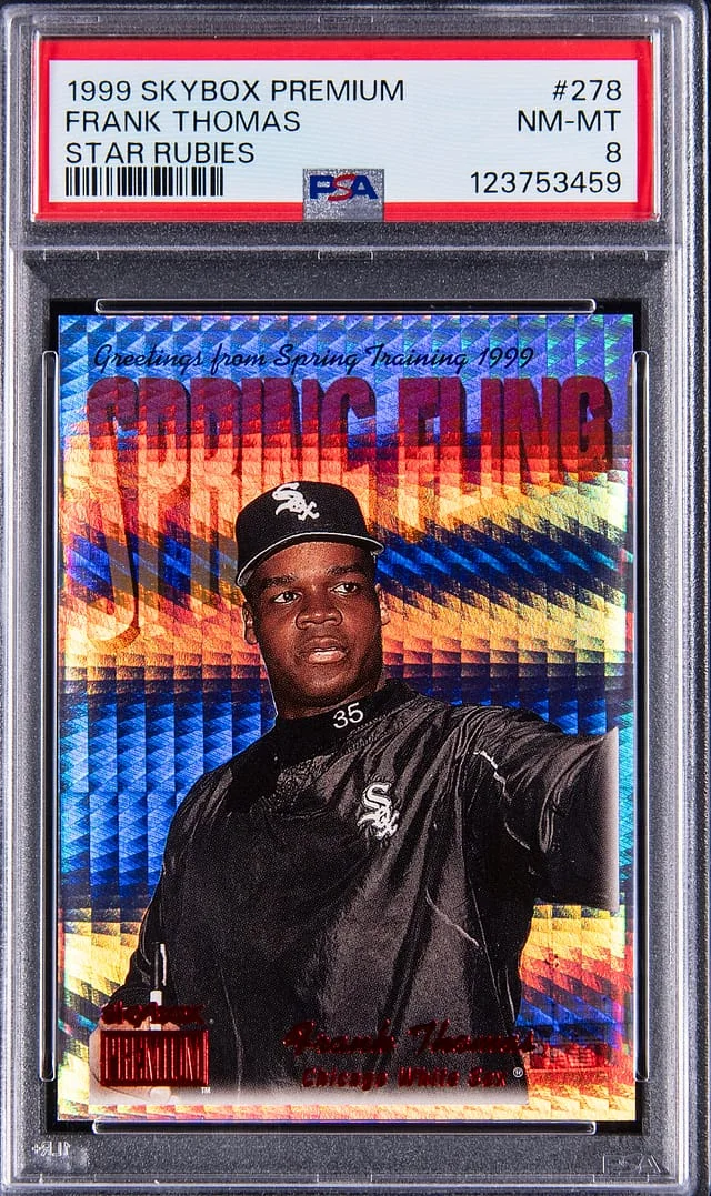 1999 SkyBox Premium Frank Thomas Star Rubies #278 card image