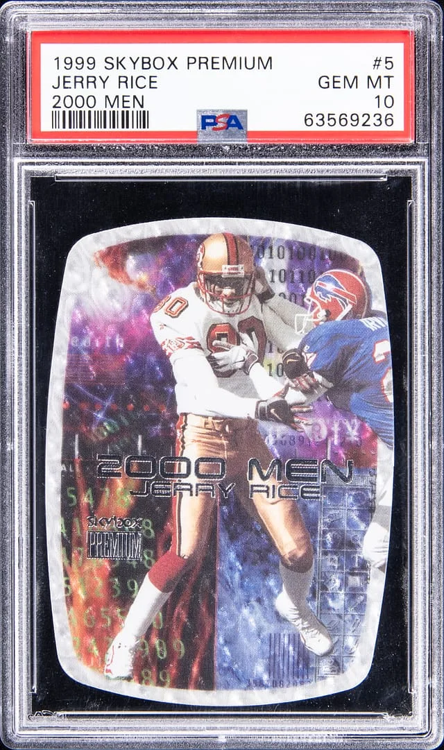 1999 SkyBox Premium Jerry Rice 2000 Men #5 card image