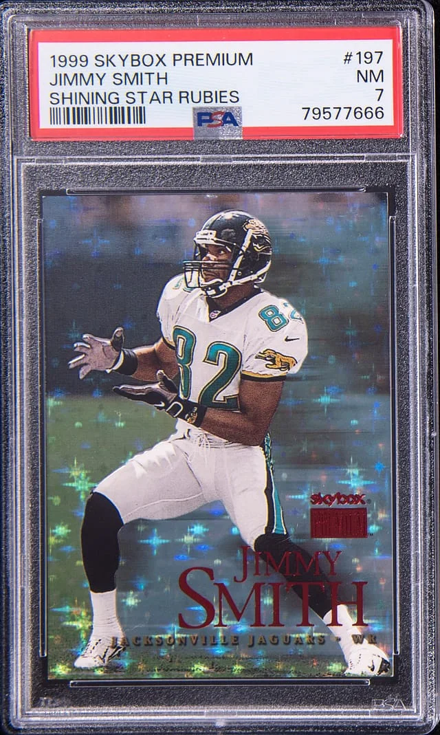 1999 SkyBox Premium Jimmy Smith Shining Star Rubies #197 card image