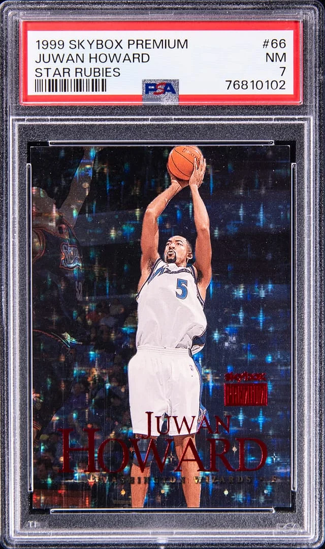 1999 SkyBox Premium Juwan Howard Star Rubies #66 card image