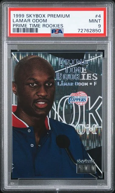 1999 SkyBox Premium Lamar Odom Prime Time Rookies #4 card image