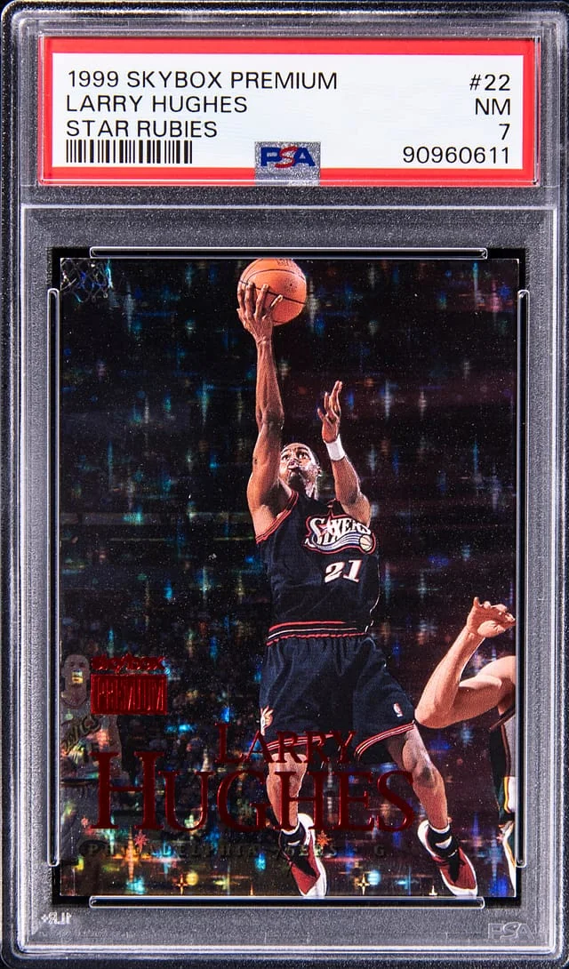1999 SkyBox Premium Larry Hughes Star Rubies #22 card image